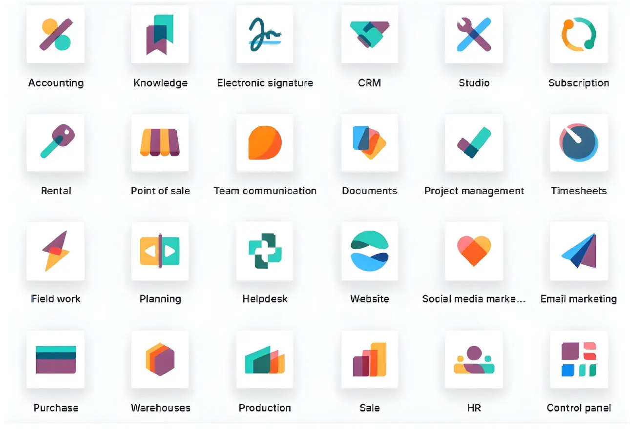 Odoo App Icons Showcase